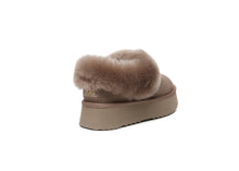 Load image into Gallery viewer, SALE. Fluffy Collar Platform Slippers