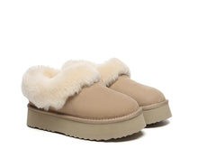 Load image into Gallery viewer, SALE. Fluffy Collar Platform Slippers