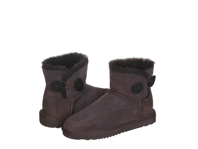 Gray ugg hot sale bailey button