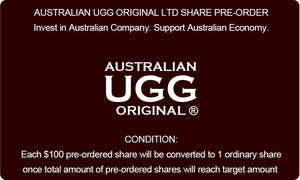 AUSTRALIAN UGG ORIGINAL shares