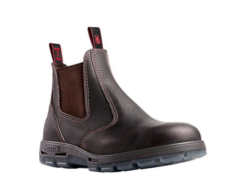 SALE. REDBACK USBOK Steel Toe Boots, Brown. Made in Australia.